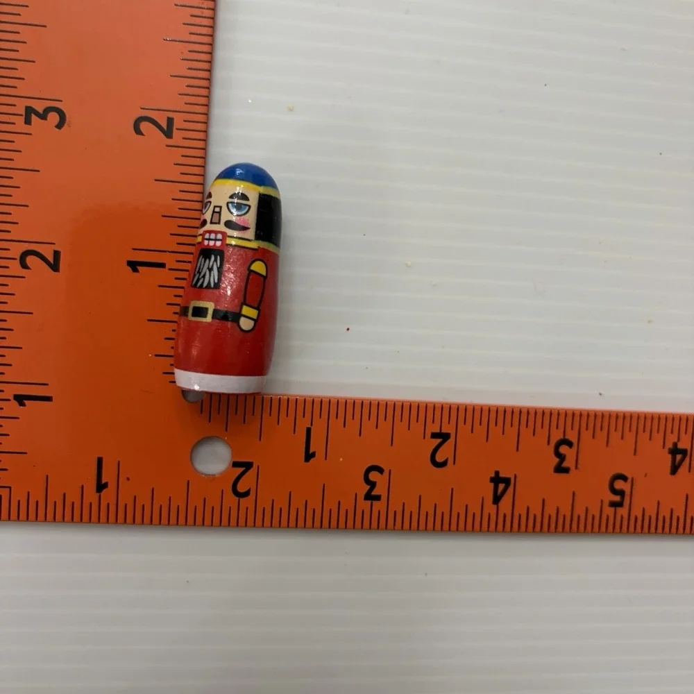 Nutcracker Wooden Nesting Dolls Set Of 5 Christmas Decor Holiday